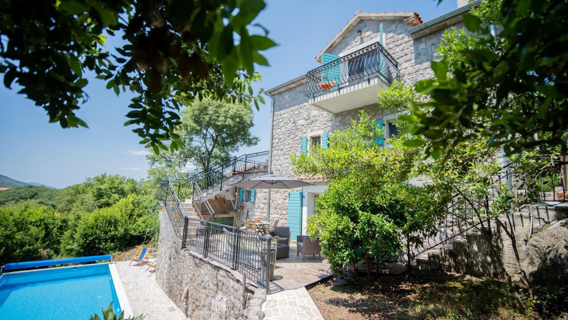 Villa Toscana With A Pool Тиват Экстерьер фото